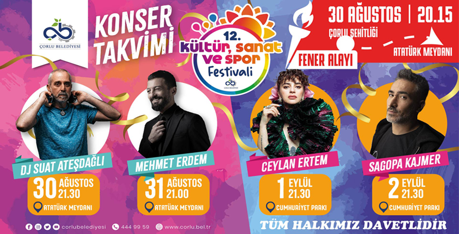 12. Kltr, Sanat ve Spor Festivali Balyor