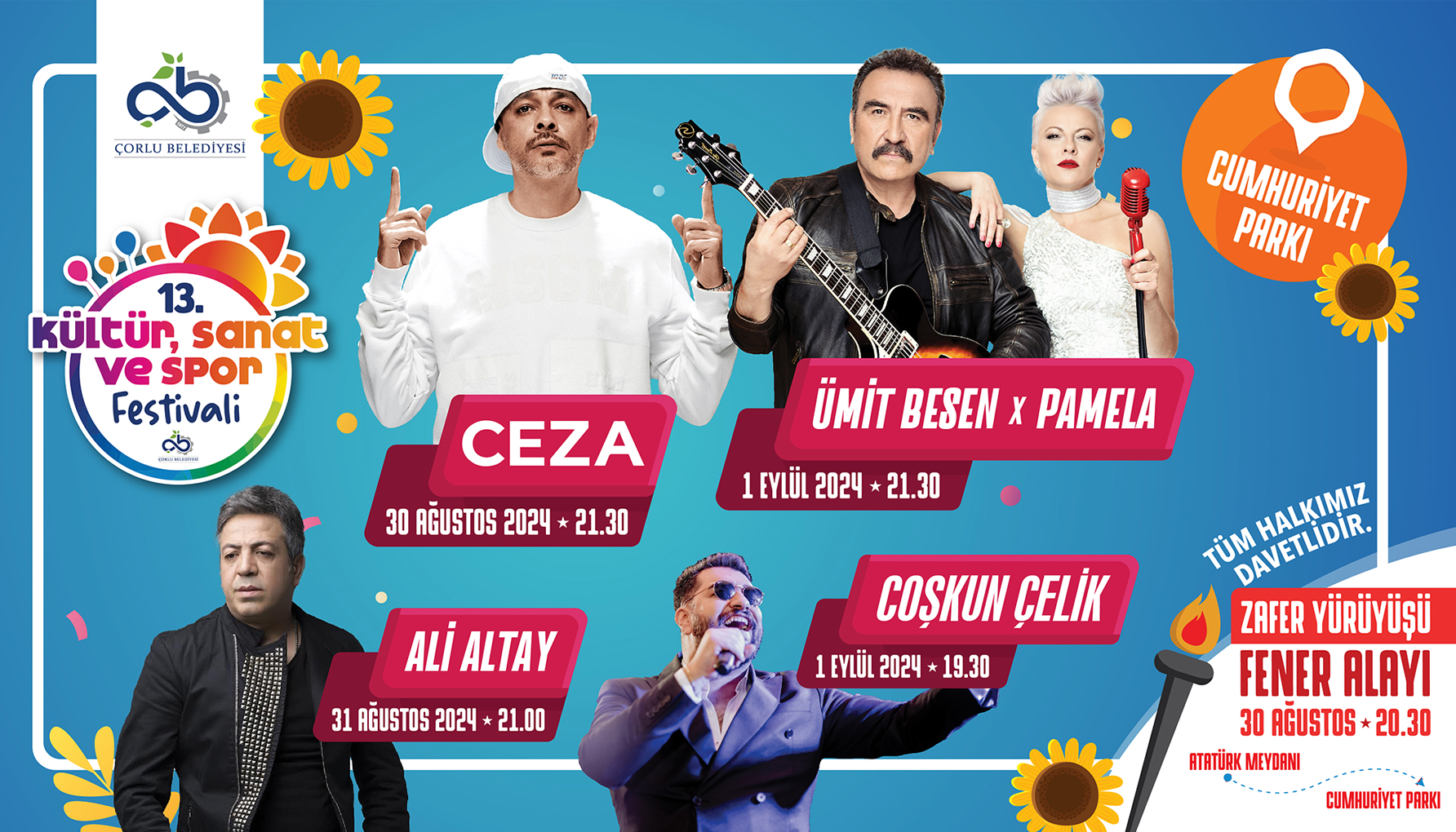 13. orlu Kltr, Sanat ve Spor Festivali Balyor