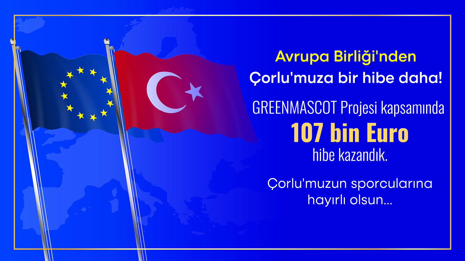 orlu Belediyesi, GreenMascot Projesi ile Bir Hibe Daha Kazand