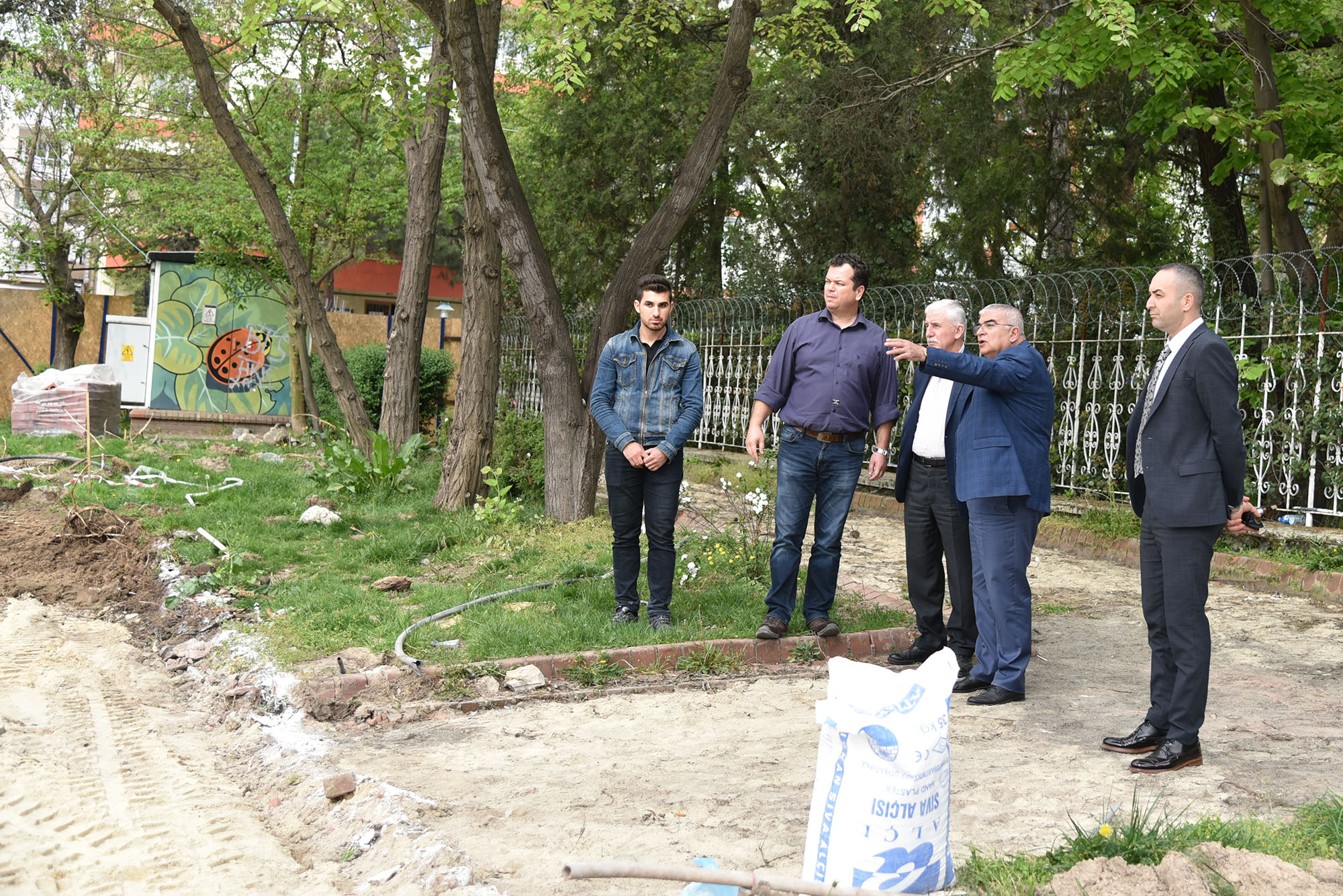 Ba�kan Baysan Atat�rk Park��nda �al��malar� �nceledi