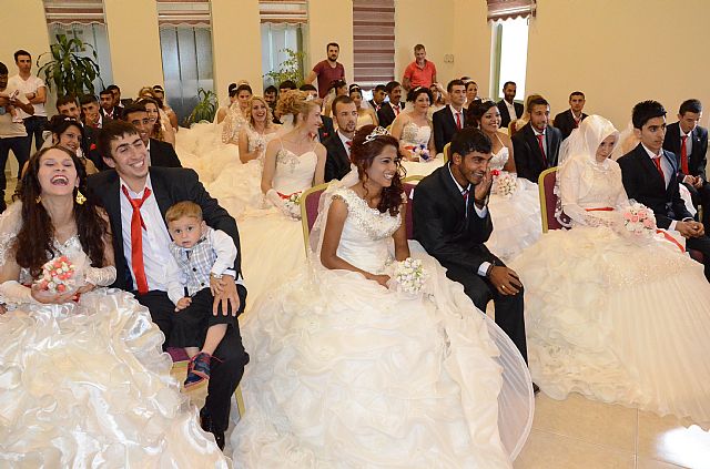 Toplu Nikh Treninde 21 ift Dnya Evine Girdi
