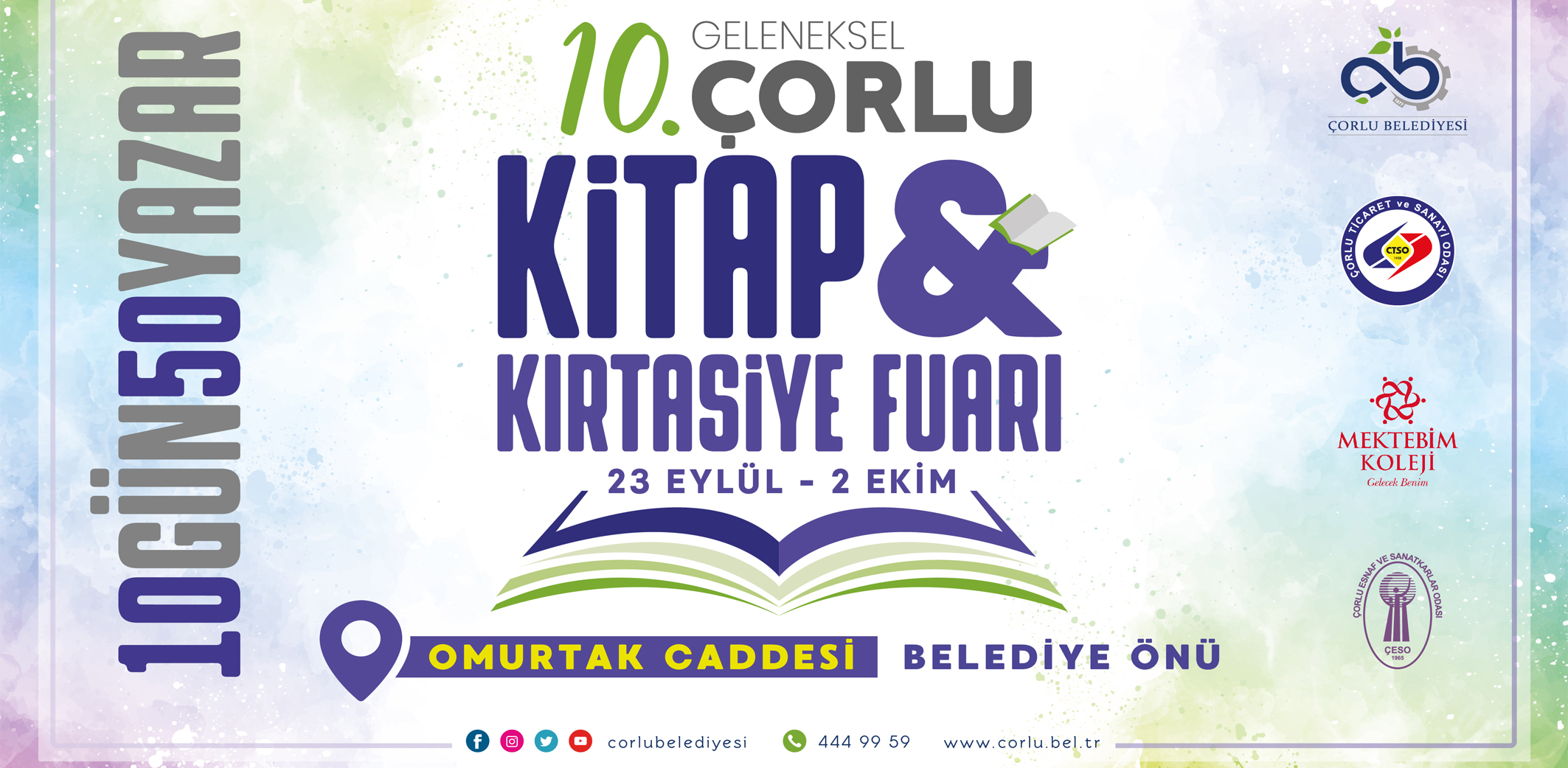 10. Geleneksel orlu Kitap ve Krtasiye Fuar Balyor