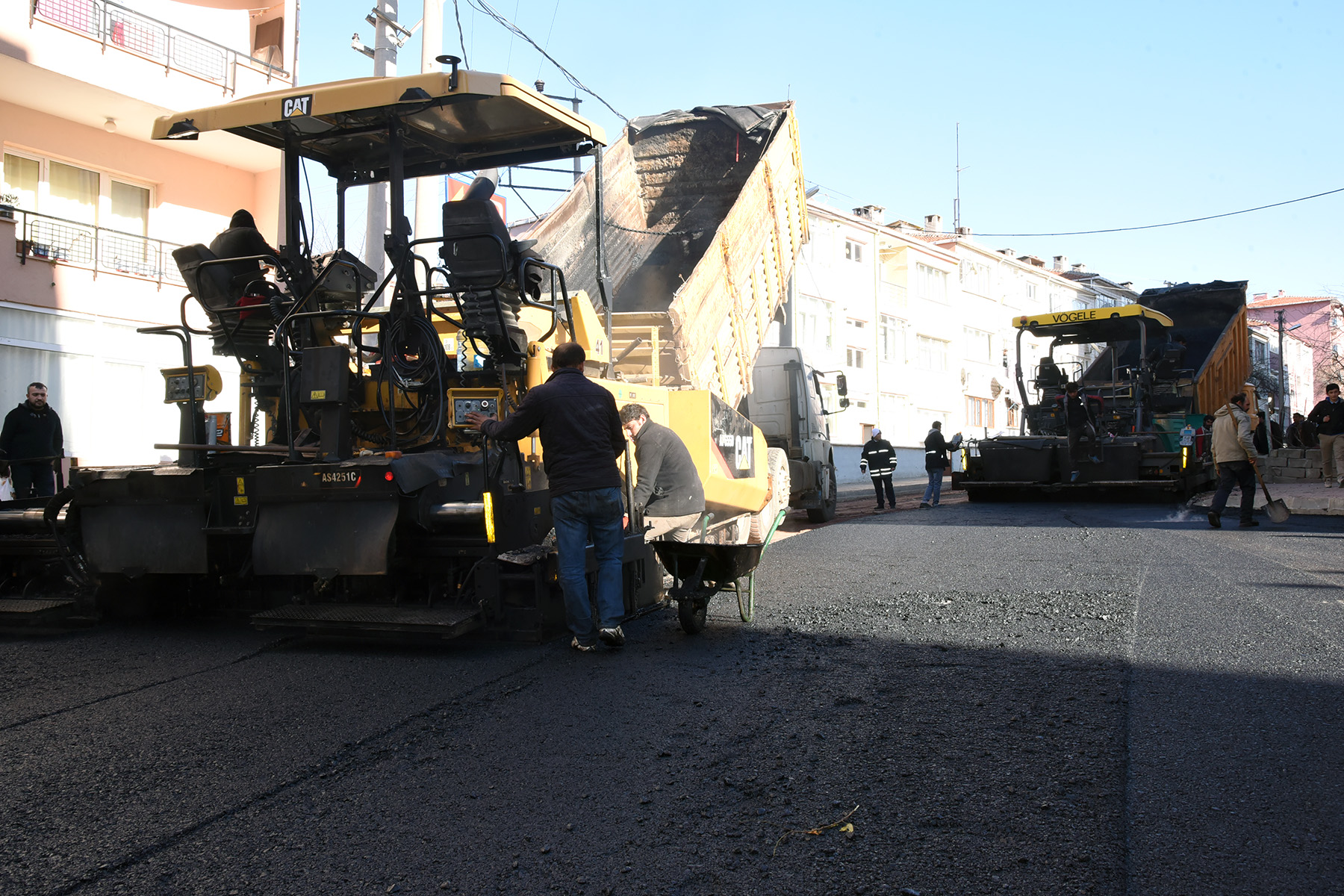 Ba�kan Baysan Asfalt �al��malar�n� �nceledi