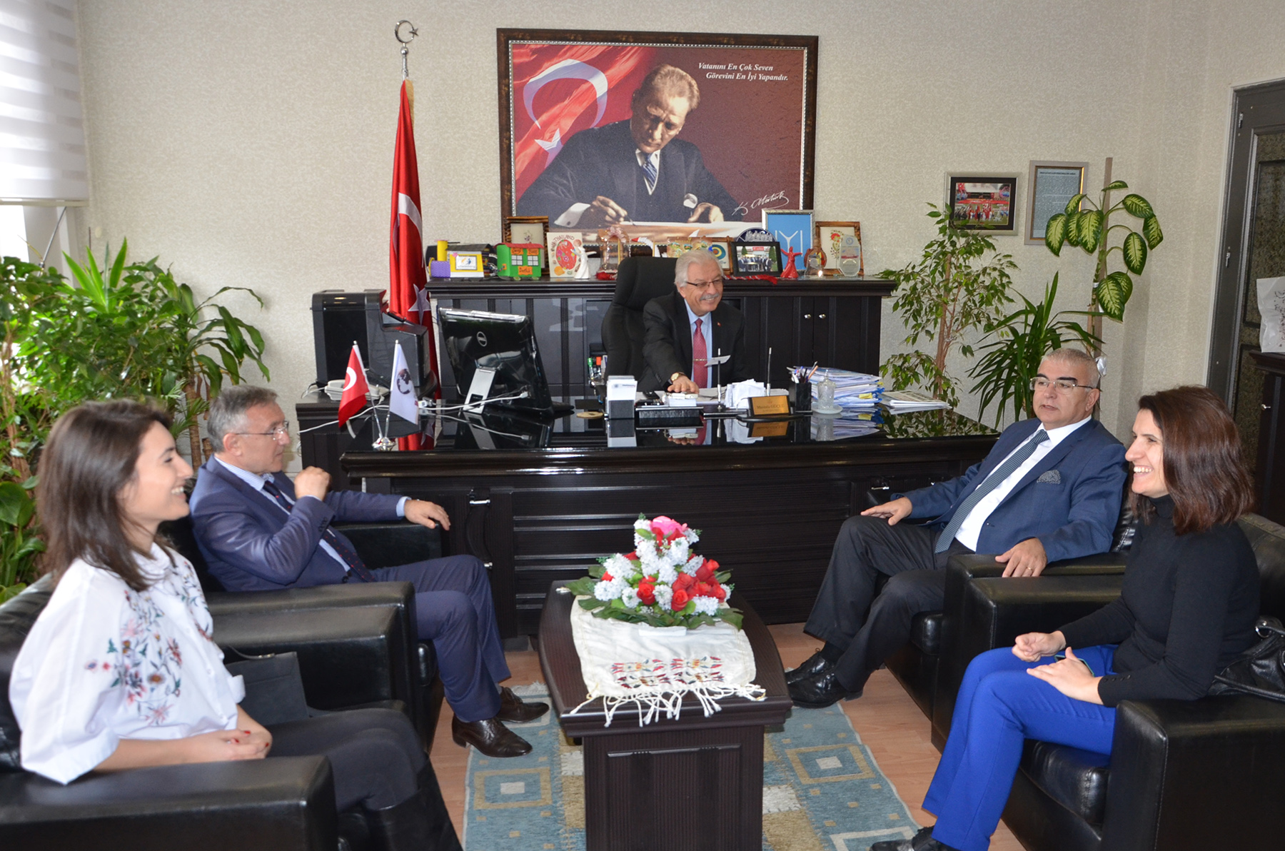 Bakan Baysandan Milli Eitim Mdr Glye Ziyaret