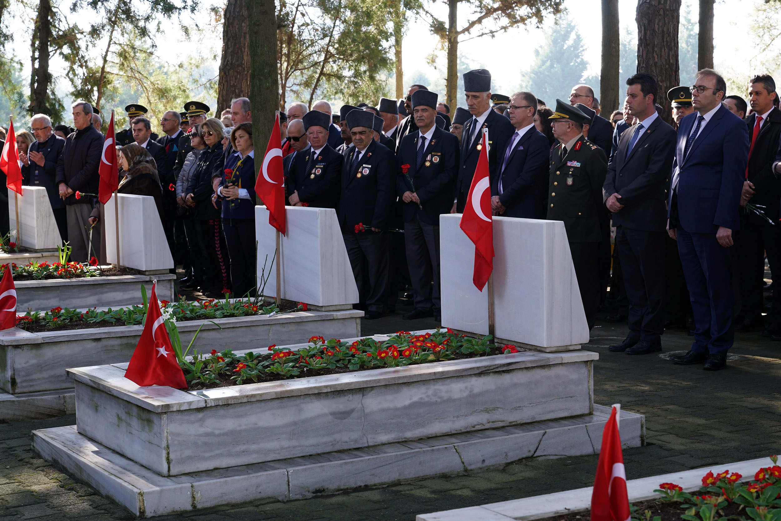 anakkale Zaferinin 104. Ylnda ehitlerimizi Andk