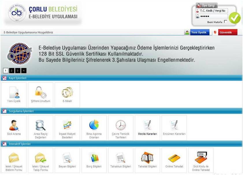 E-Belediyecilik Uygulamas Tamamland